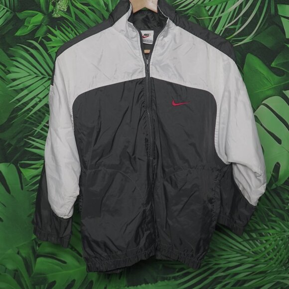 VINTAGE 90'S NIKE WINDBREAKER ZIP UP SPRING JACKET BOYS MEDIUM - Picture 3 of 14